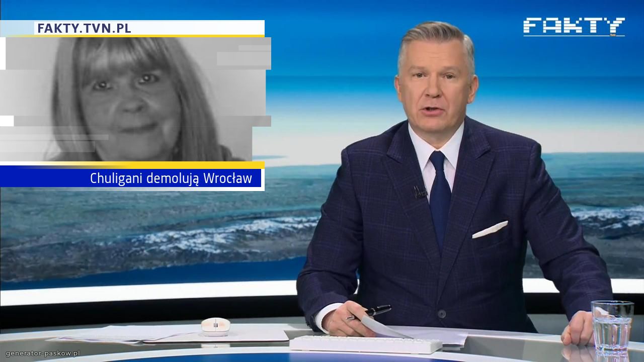 Chuligani demolują Wrocław 