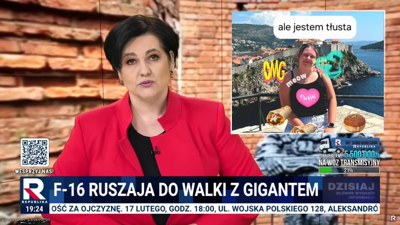 F-16 ruszaja do walki z gigantem