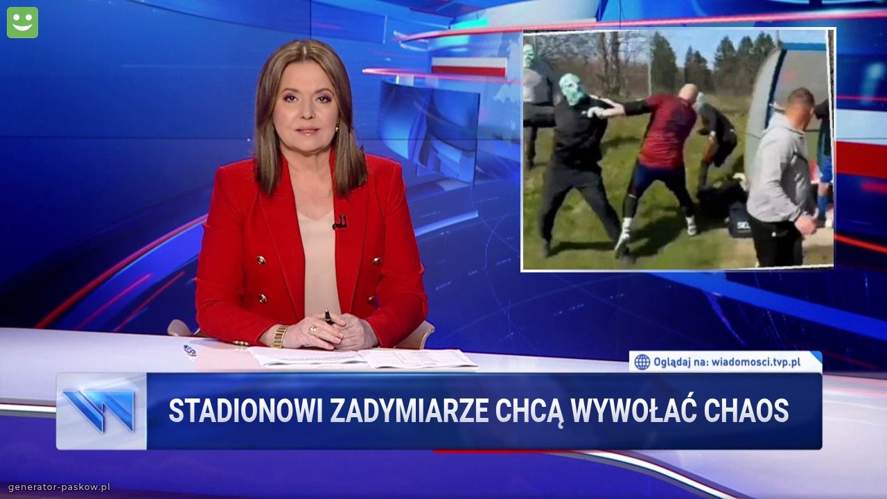 STADIONOWI ZADYMIARZE CHCĄ WYWOŁAĆ CHAOS