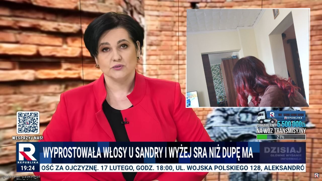 Wyprostowała włosy u Sandry i wyżej sra niż dupę ma  