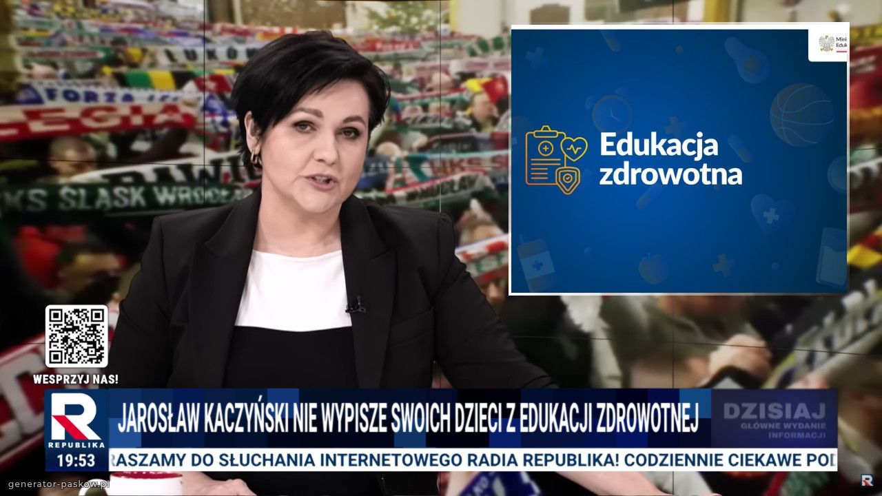 Jarosław Kaczyński nie wypisze swoich dzieci z edukacji zdrowotnej 