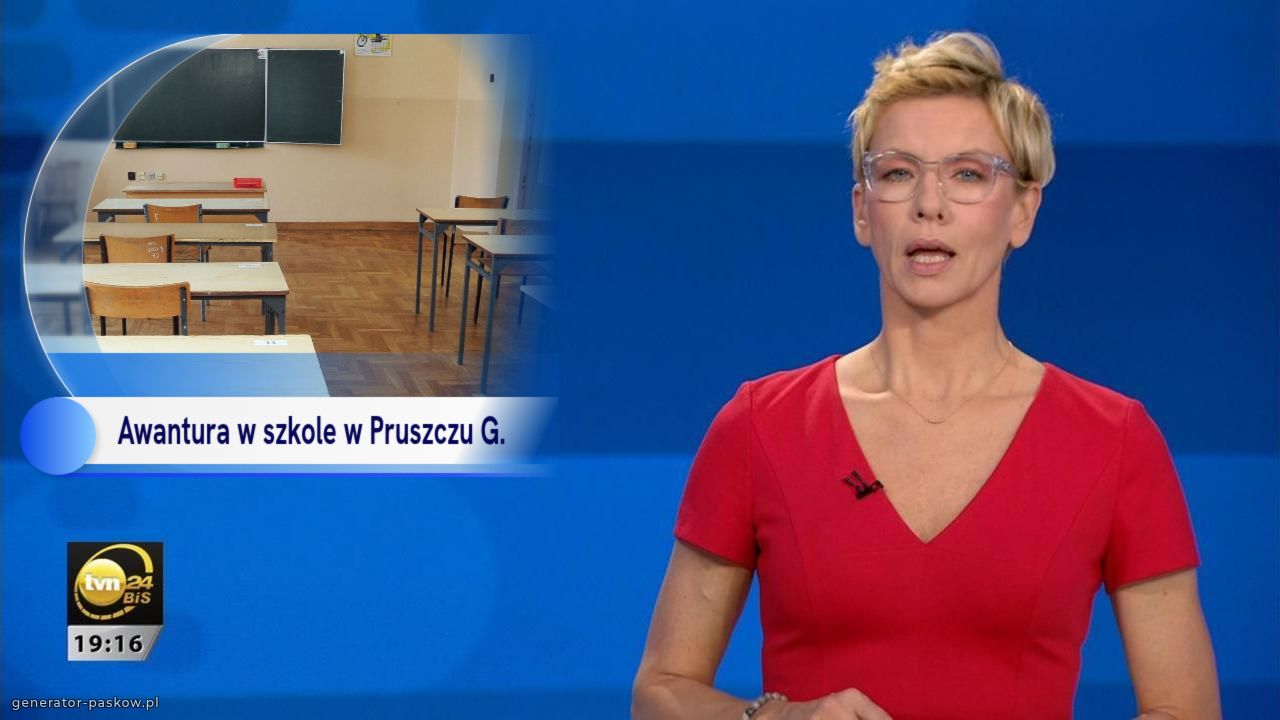   Awantura w szkole w Pruszczu G.    