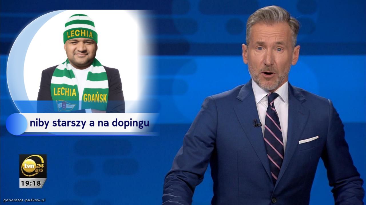 niby starszy a na dopingu 