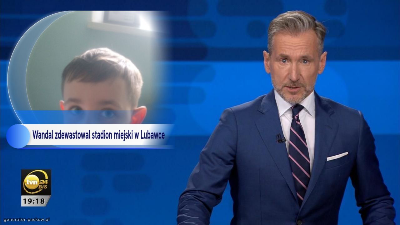 Wandal zdewastowal stadion miejski w Lubawce 