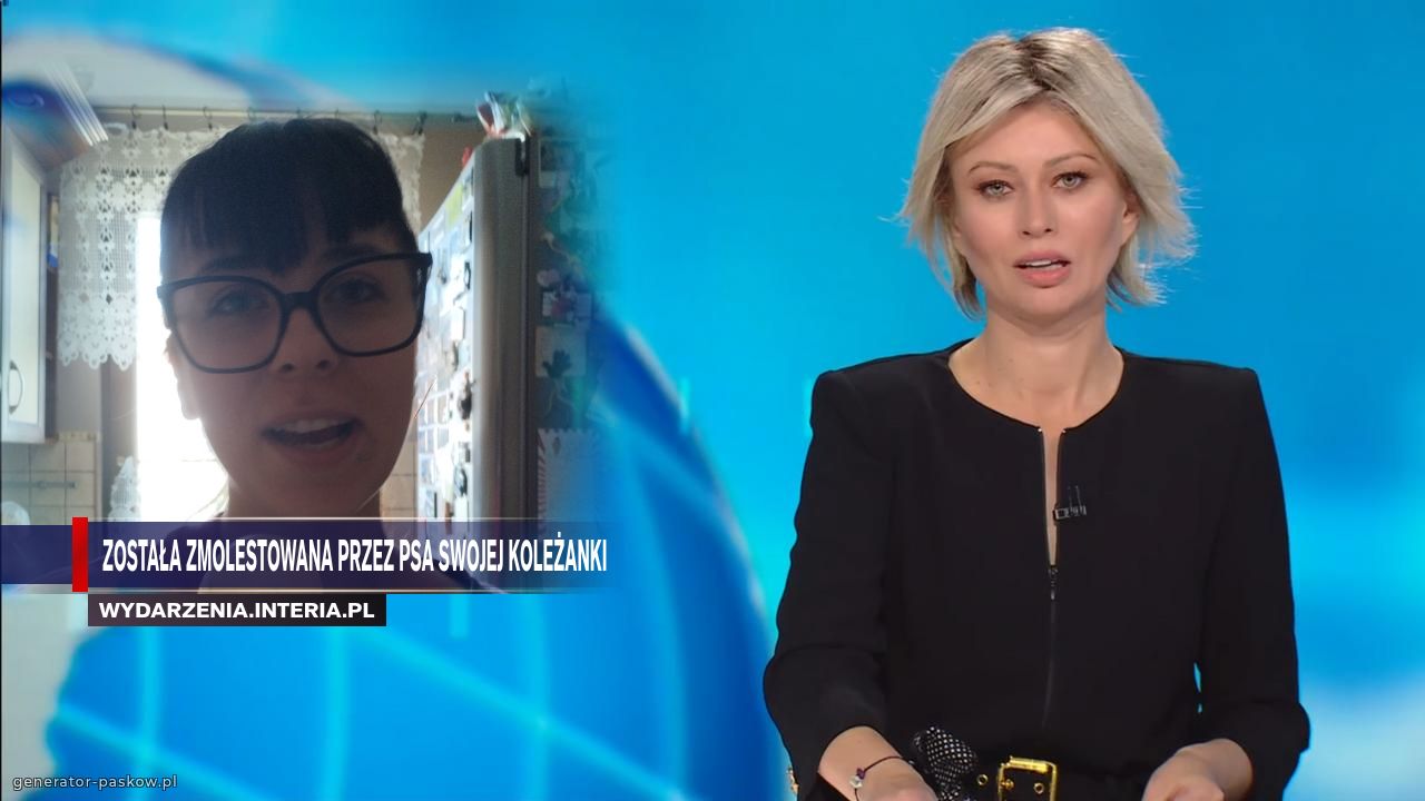 Została zmolestowana przez psa swojej koleżanki 