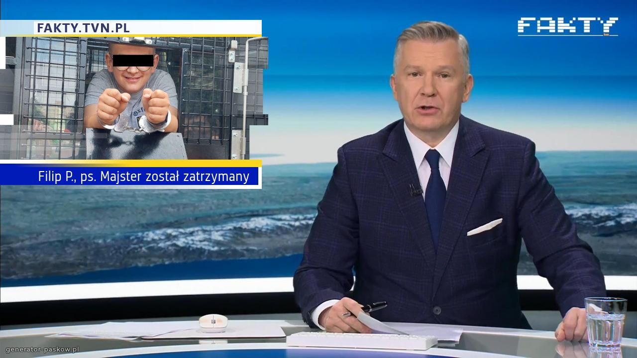 Filip P., ps. Majster został zatrzymany 