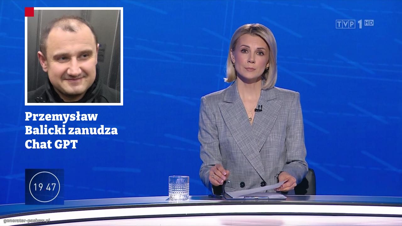 Przemysław Balicki zanudza 
Chat GPT