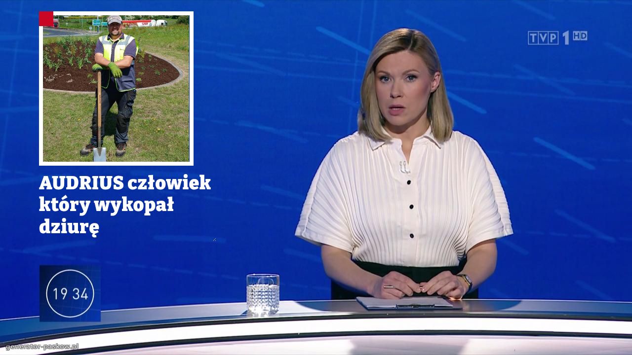 AUDRIUS człowiek który wykopał dziurę 