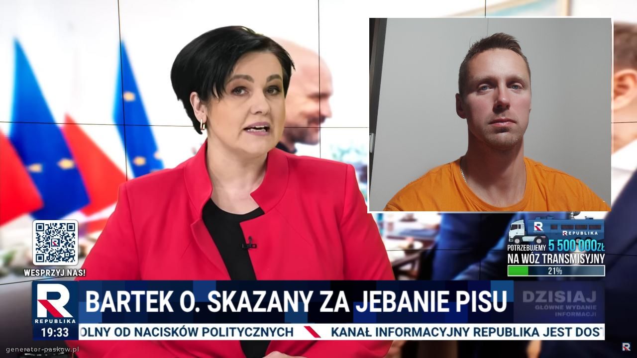 Bartek o. skazany Za jebanie pisu