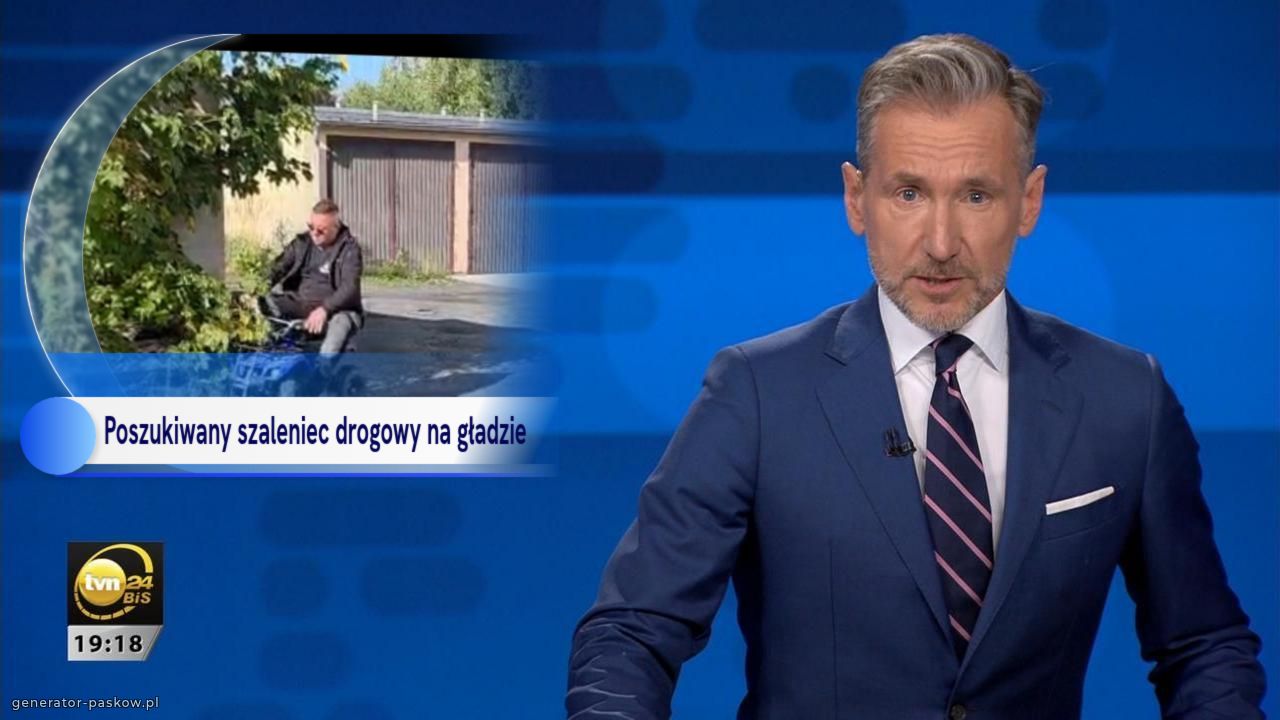 Poszukiwany szaleniec drogowy na gładzie 