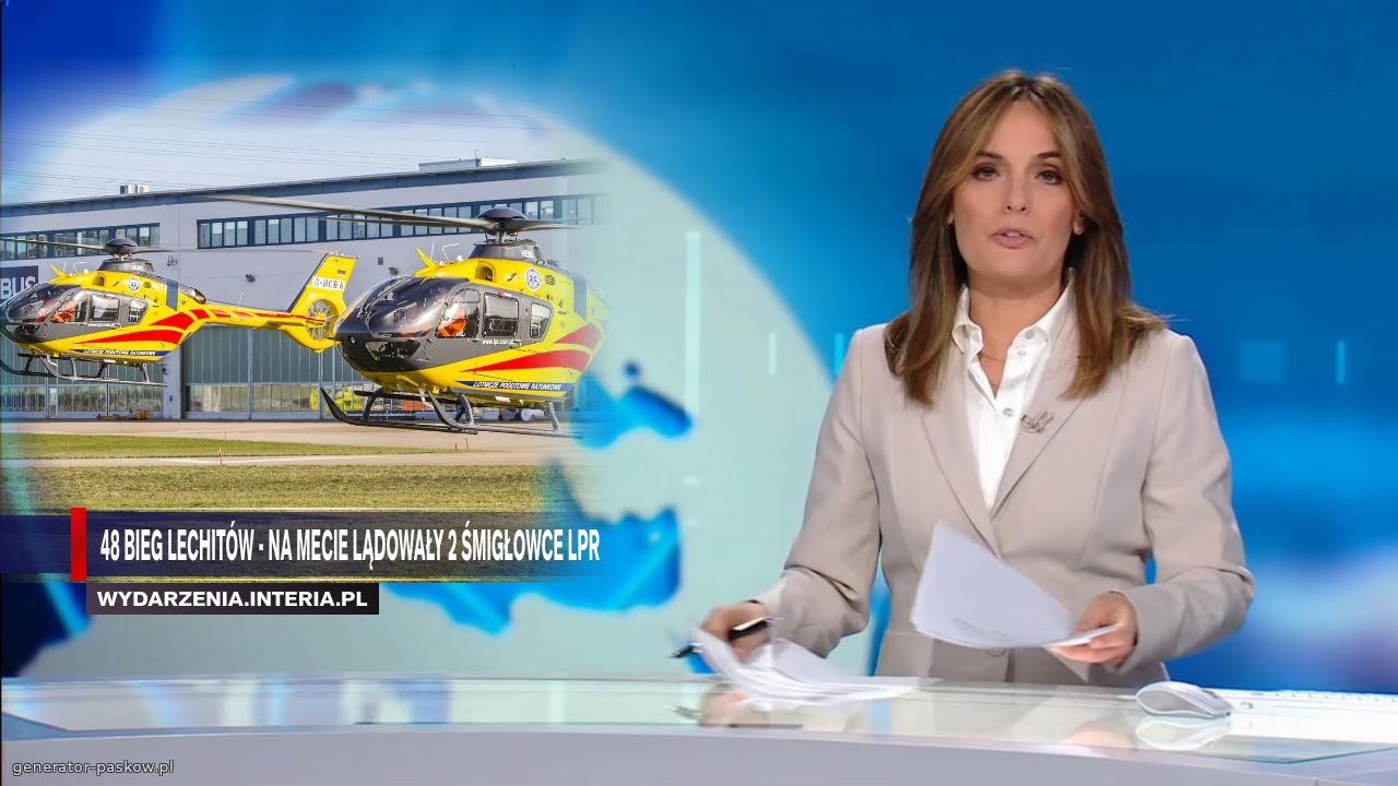 48 bieg lechitów - na mecie lądowały 2 śmigłowce LPR