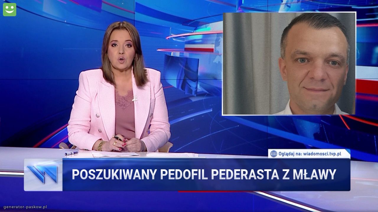 Poszukiwany pedofil pederasta z mławy