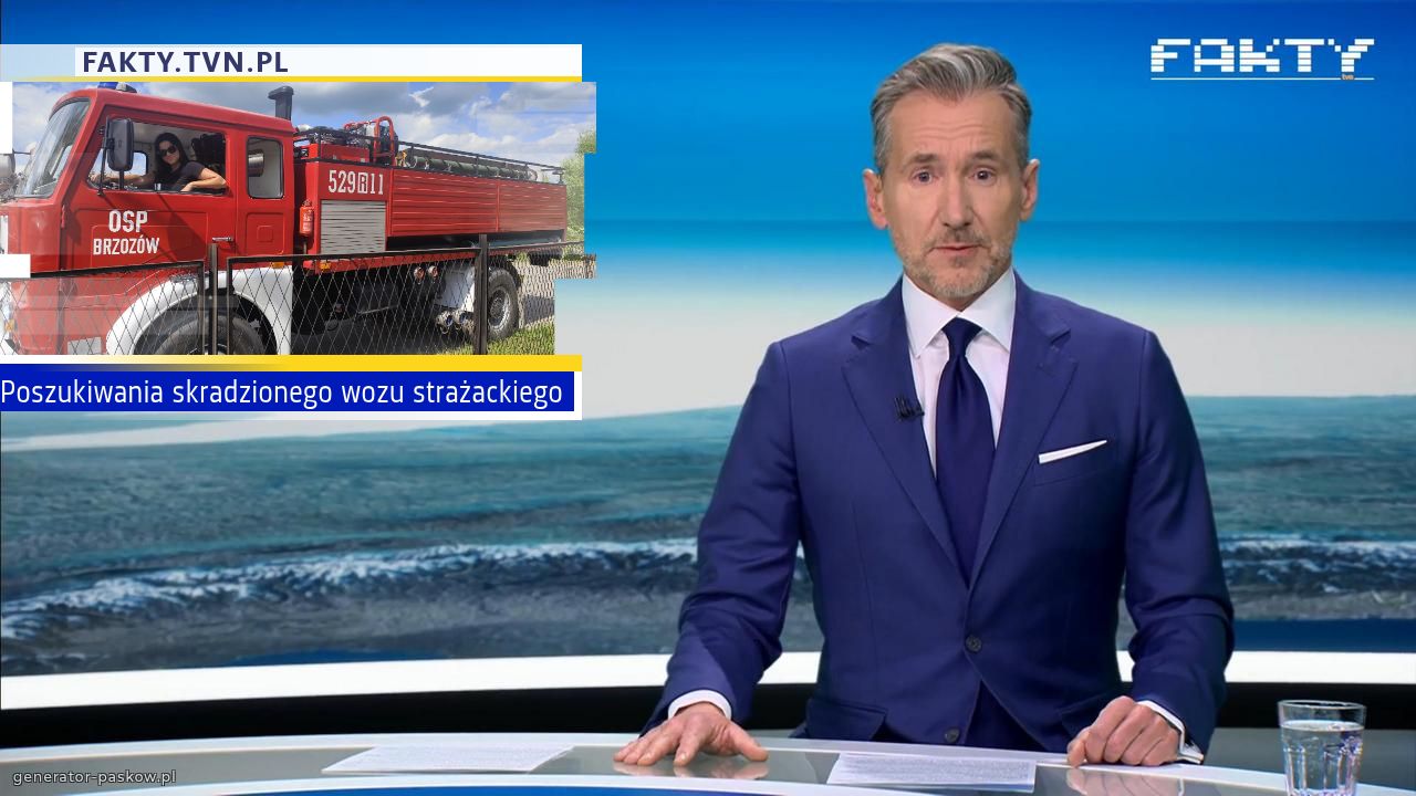 Poszukiwania skradzionego wozu strażackiego