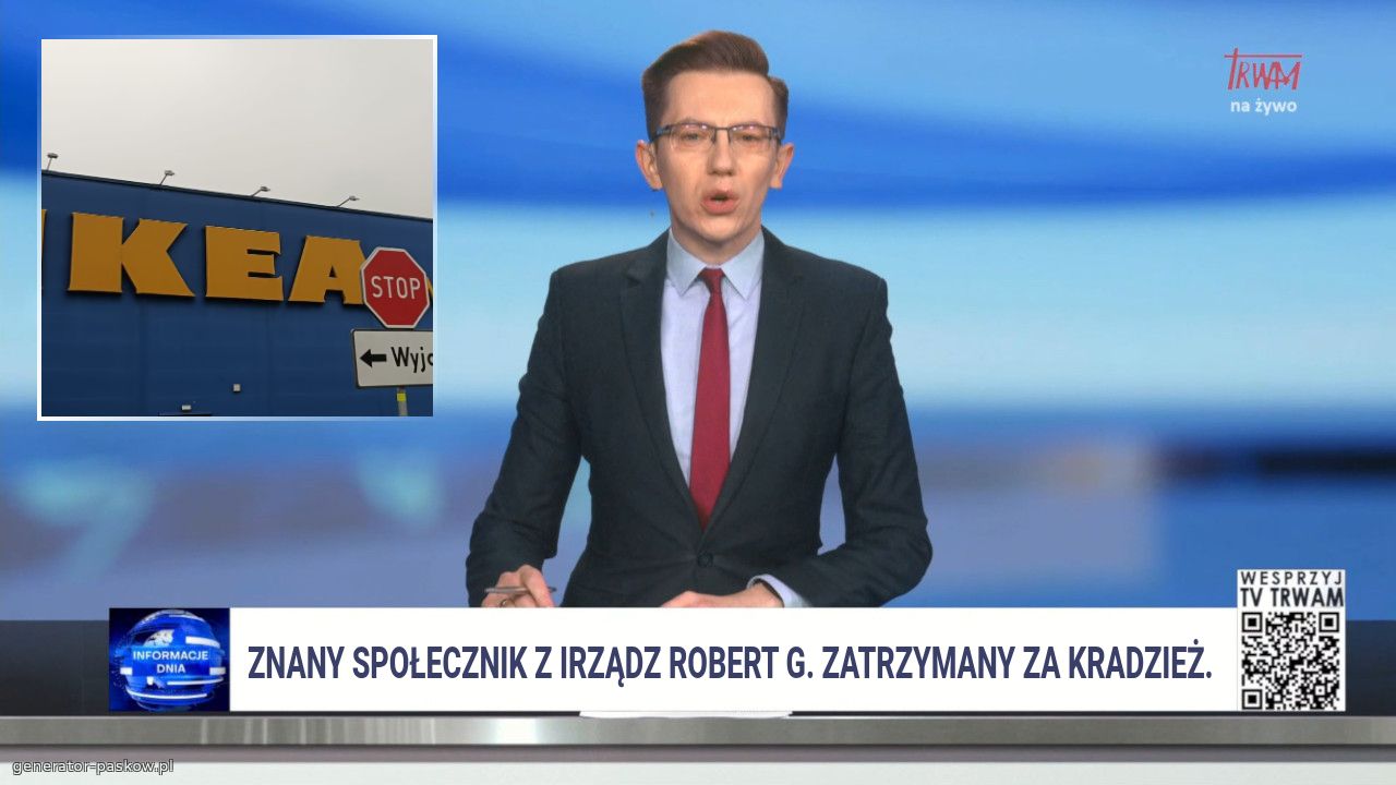 Znany społecznik z Irządz Robert G. zatrzymany za kradzież. 