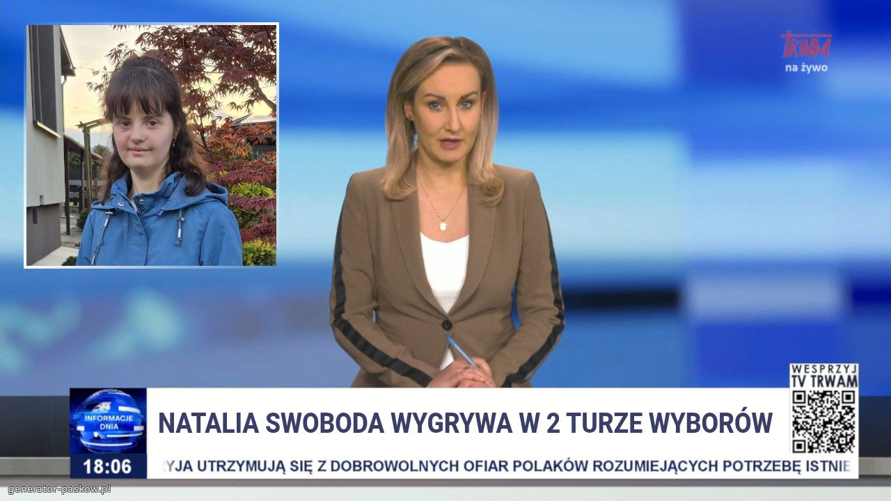 Natalia swoboda wygrywa w 2 turze wyborów 