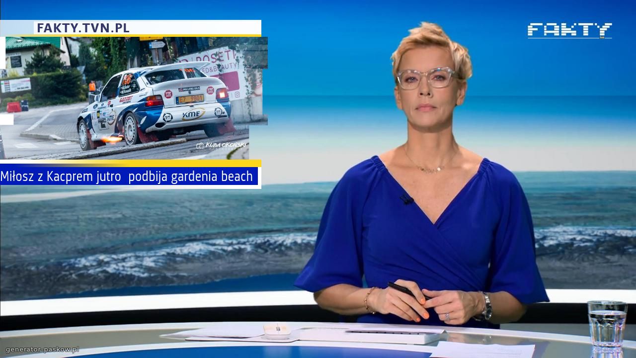 Miłosz z Kacprem jutro  podbija gardenia beach