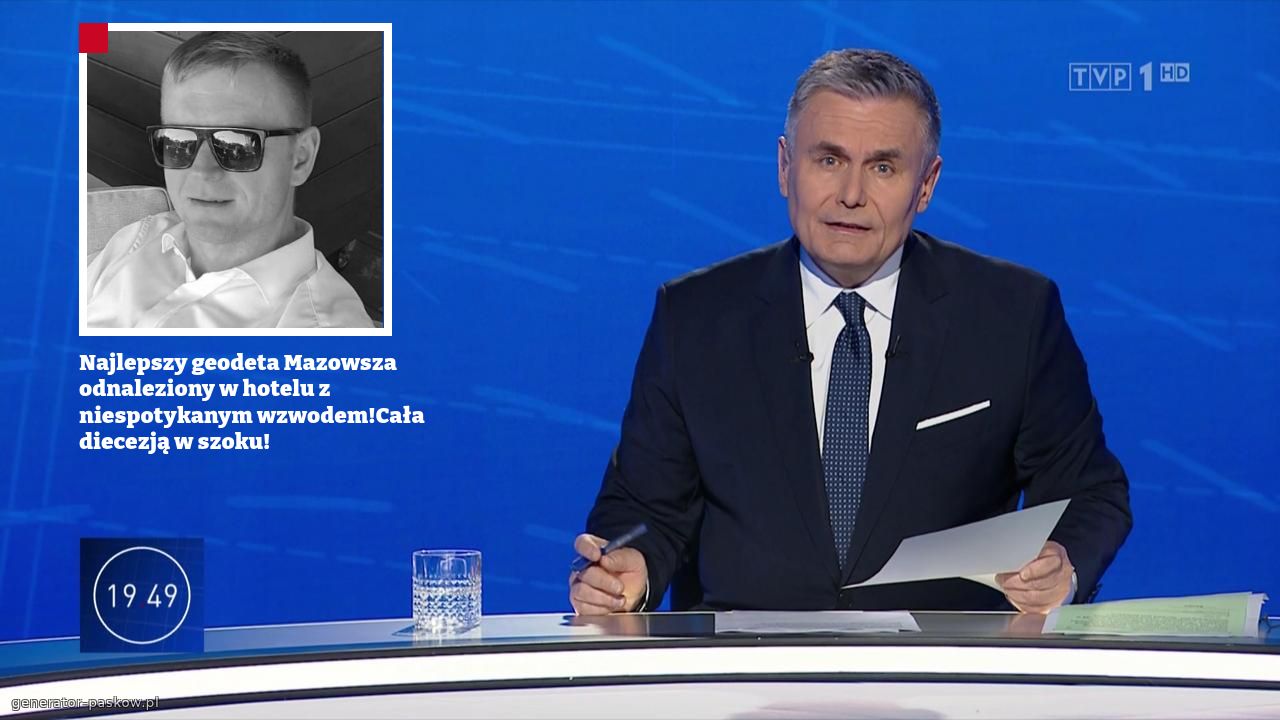 Najlepszy geodeta Mazowsza odnaleziony w hotelu z niespotykanym wzwodem!Cała diecezją w szoku!