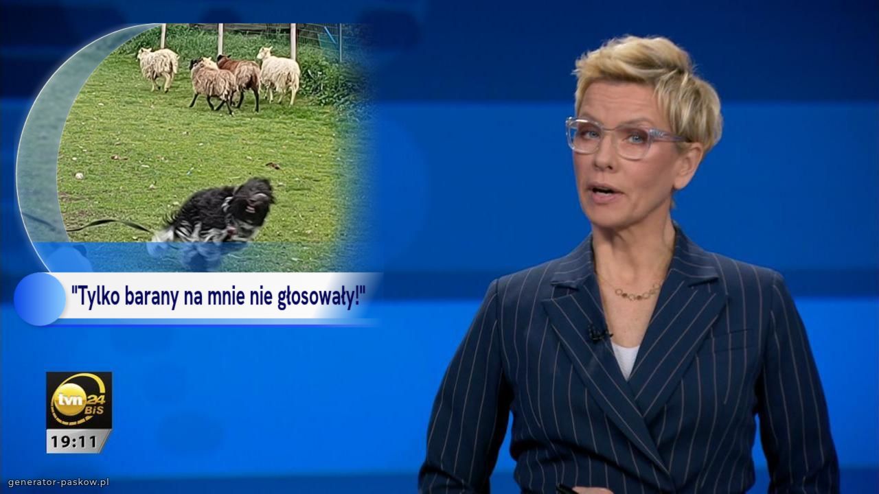 "Tylko barany na mnie nie głosowały!"