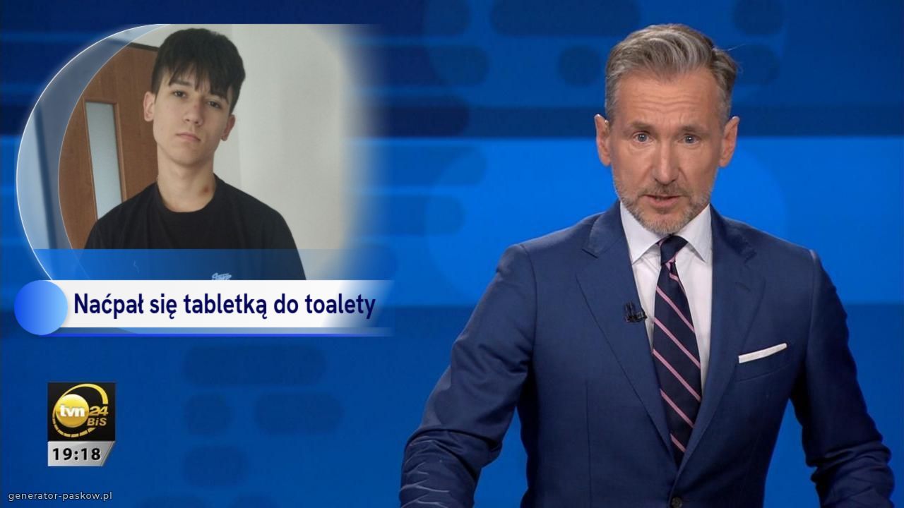 Naćpał się tabletką do toalety