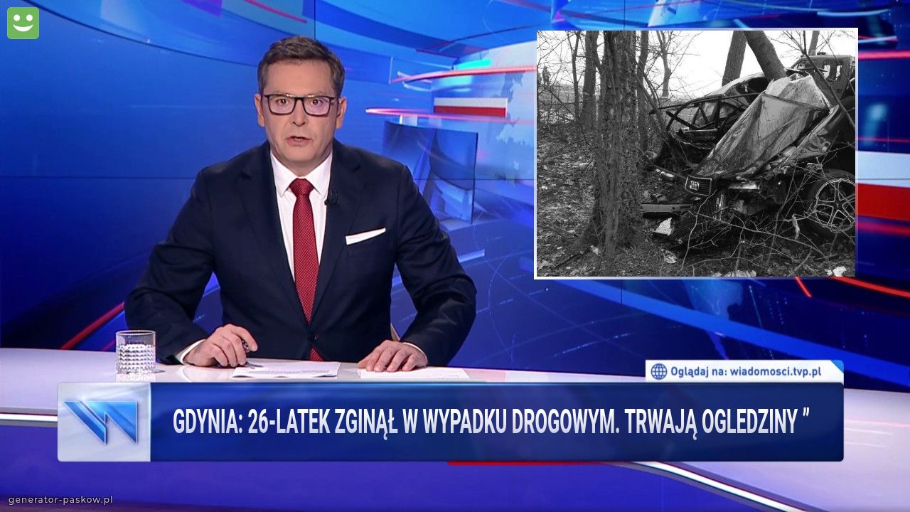 Gdynia: 26-latek zginął W wypadku drogowym. Trwają OGLEDZINY ”