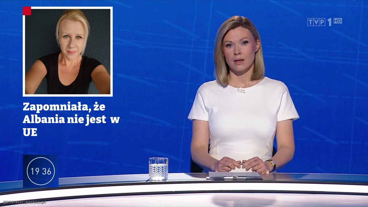 Zapomniała, że Albania nie jest  w UE