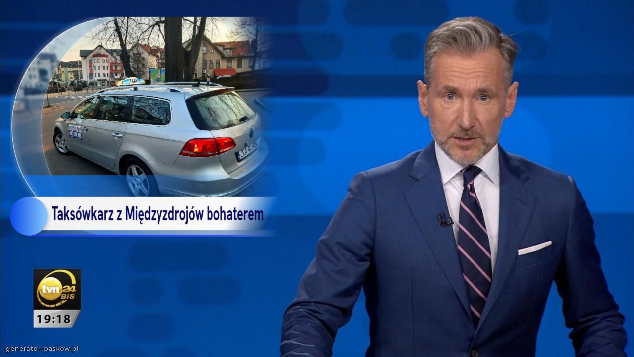 Taksówkarz z Międzyzdrojów bohaterem