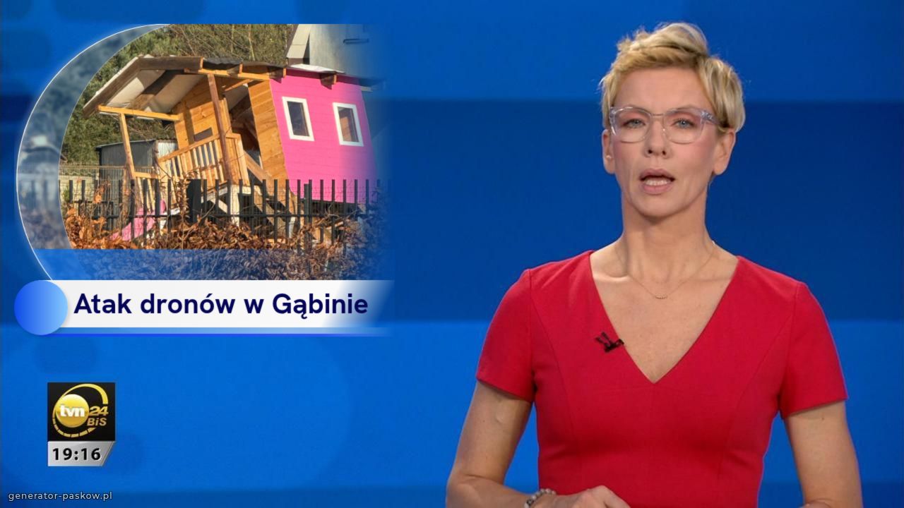 Atak dronów w Gąbinie 