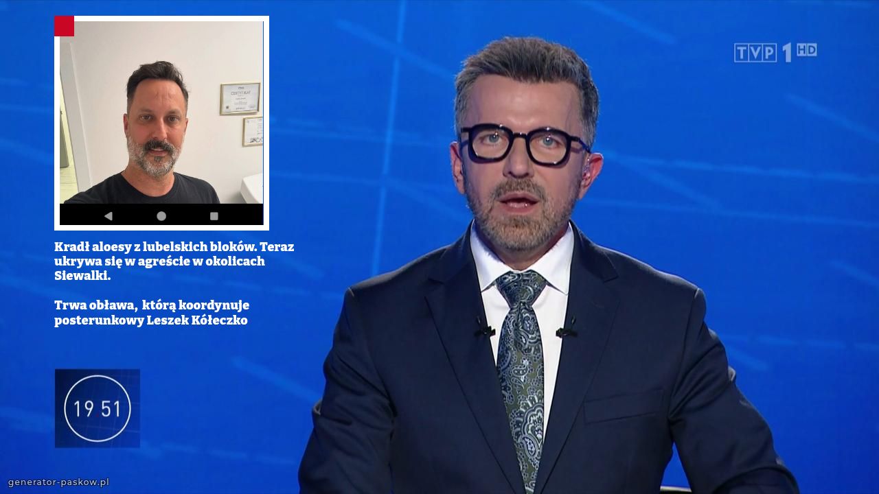 Kradł aloesy z lubelskich bloków. Teraz ukrywa się w agreście w okolicach Siewalki. 

Trwa obława,  którą koordynuje  posterunkowy Leszek Kółeczko 