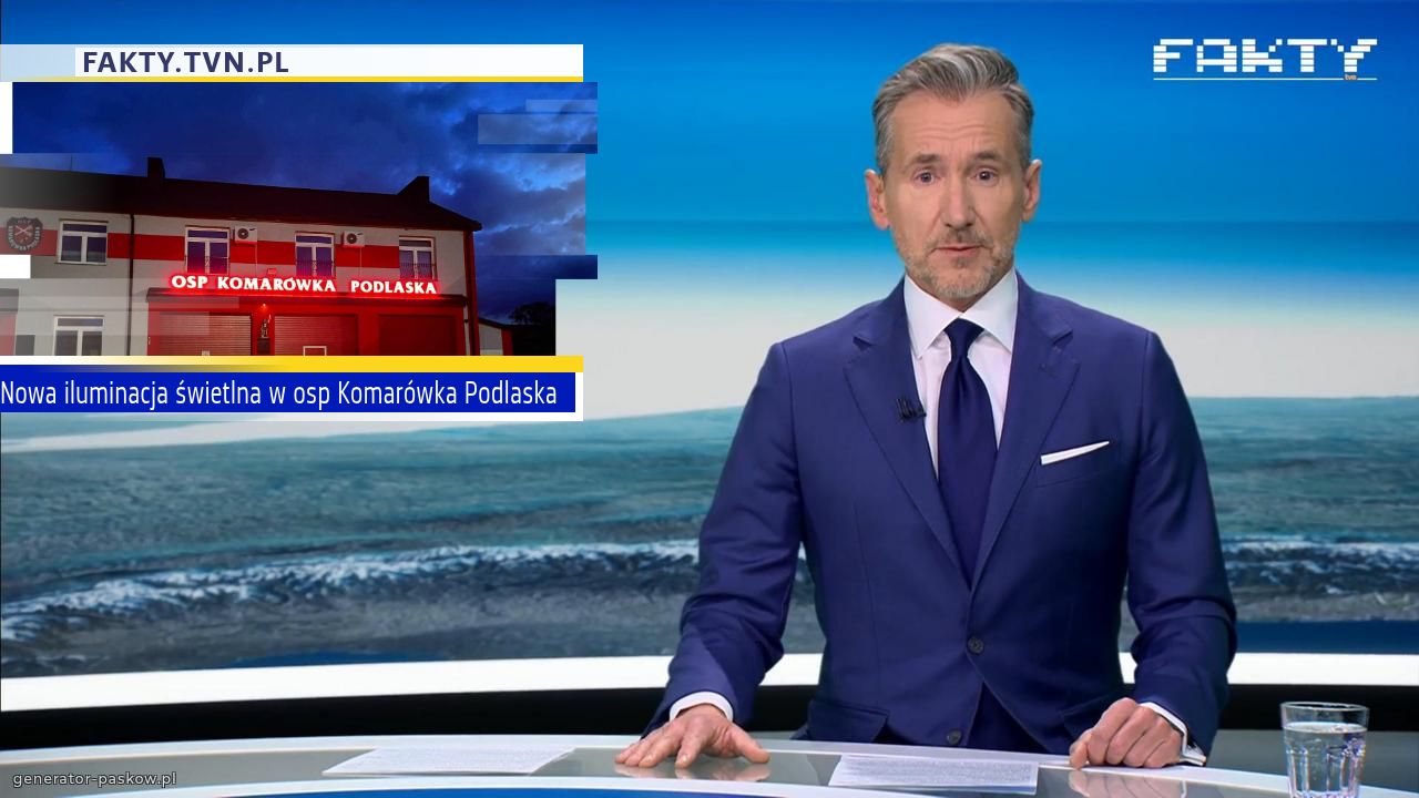 Nowa iluminacja świetlna w osp Komarówka Podlaska 