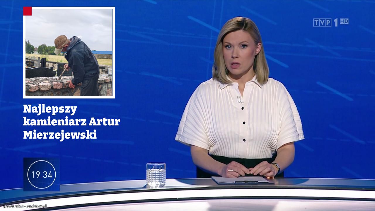 Najlepszy kamieniarz Artur Mierzejewski