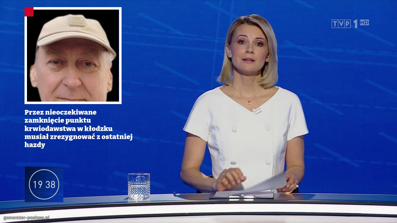 Przez nieoczekiwane zamknięcie punktu krwiodawstwa w kłodzku musiał zrezygnować z ostatniej hazdy