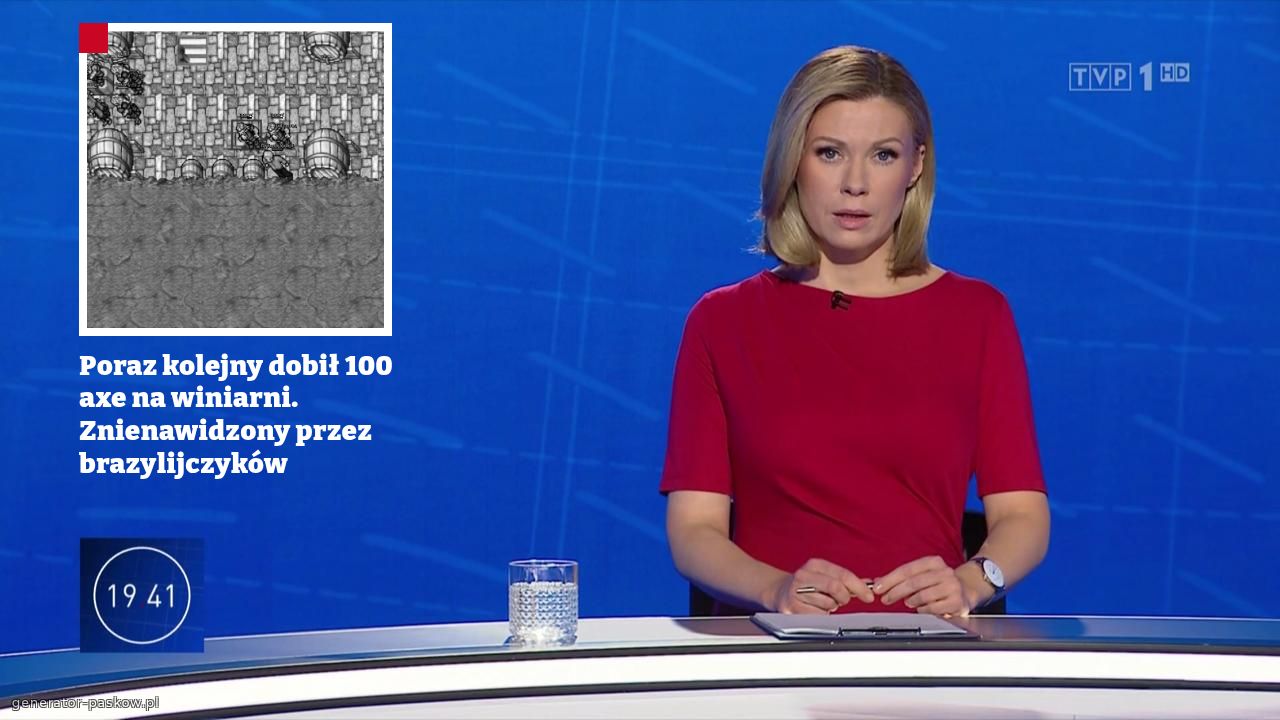 Poraz kolejny dobił 100 axe na winiarni. Znienawidzony przez brazylijczyków