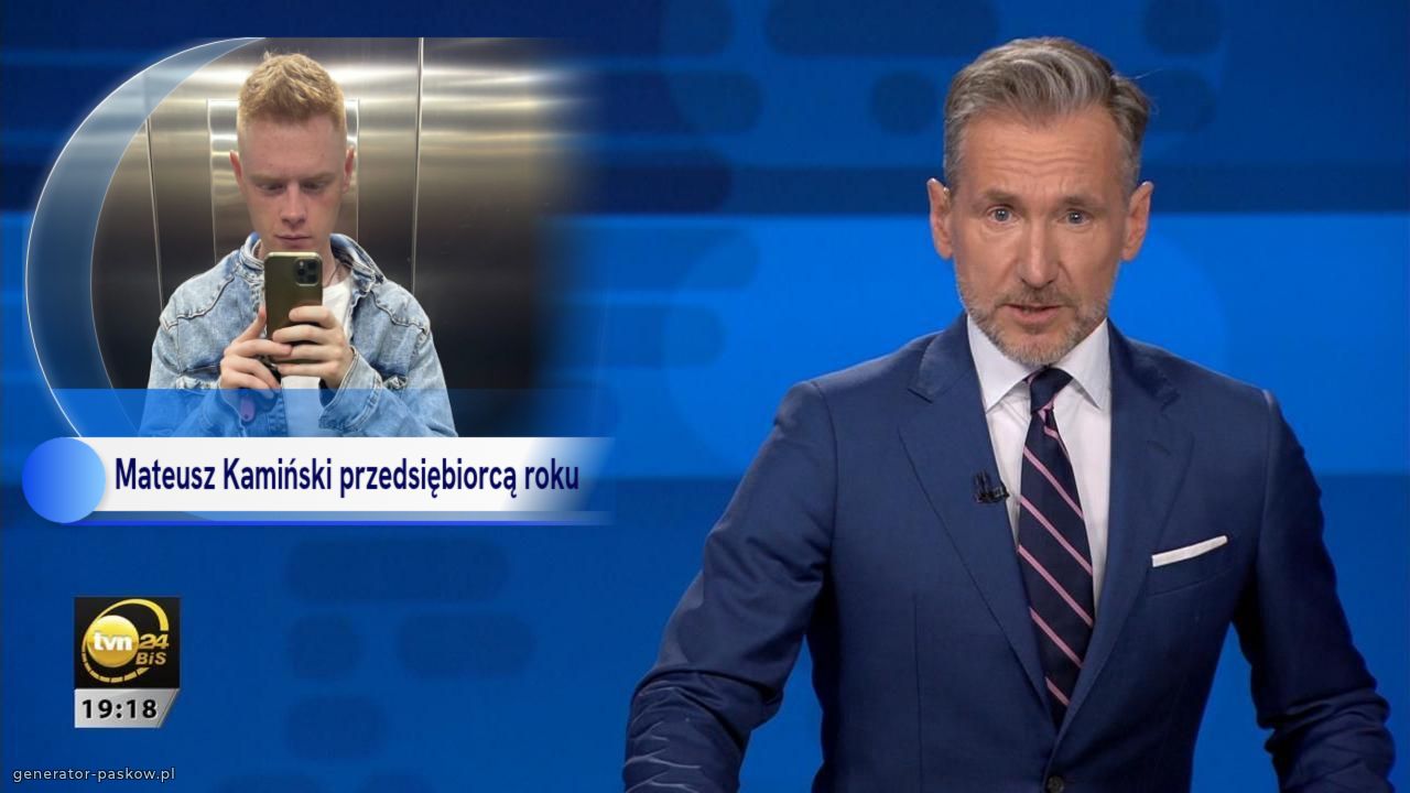 Mateusz Kamiński przedsiębiorcą roku 
