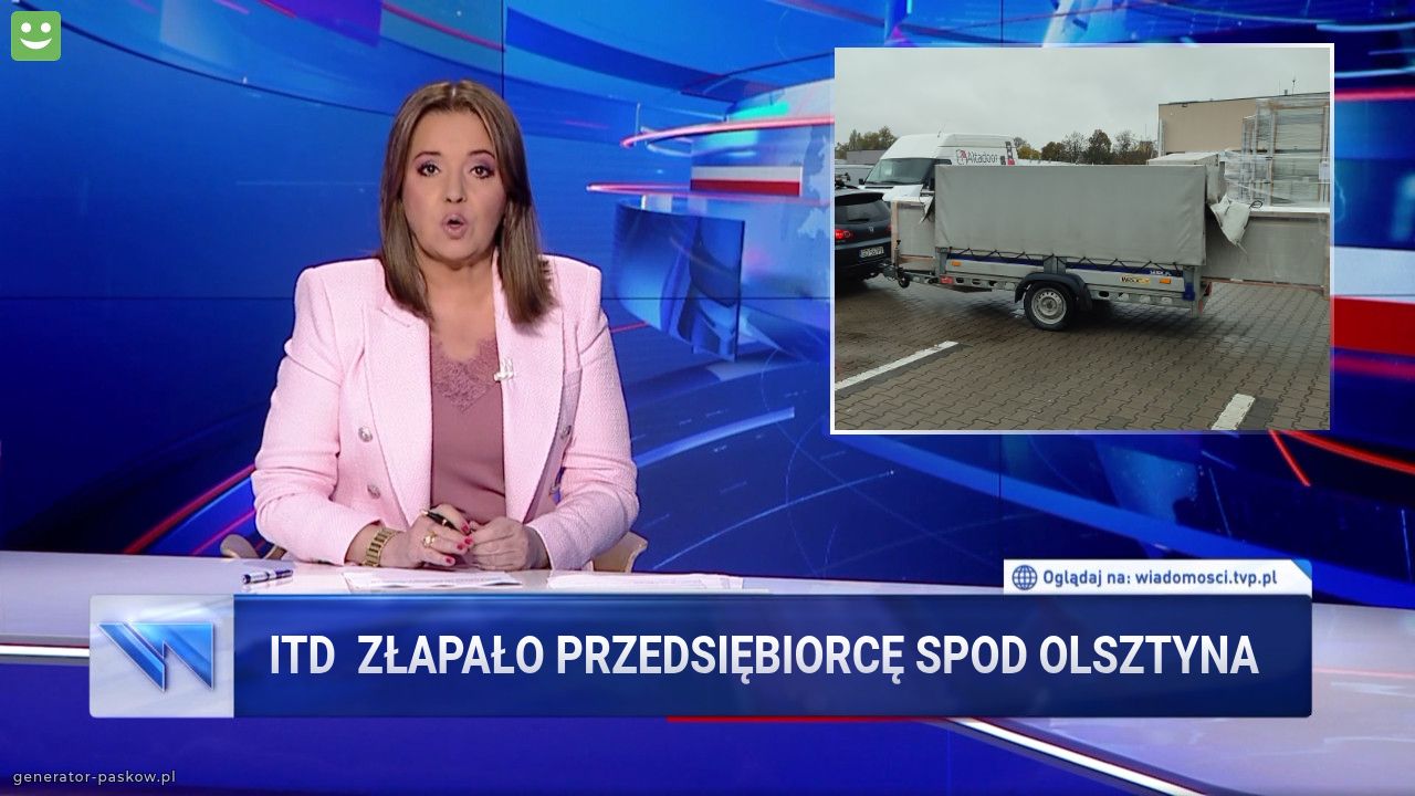 ItD  złapało przedsiębiorcę spod olsztyna
