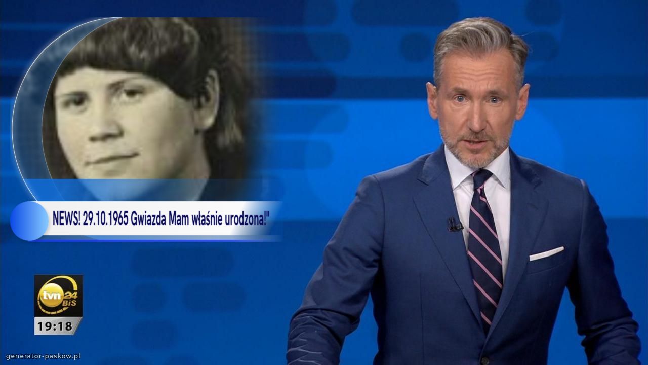 NEWS! 29.10.1965 Gwiazda Mam właśnie urodzona!"