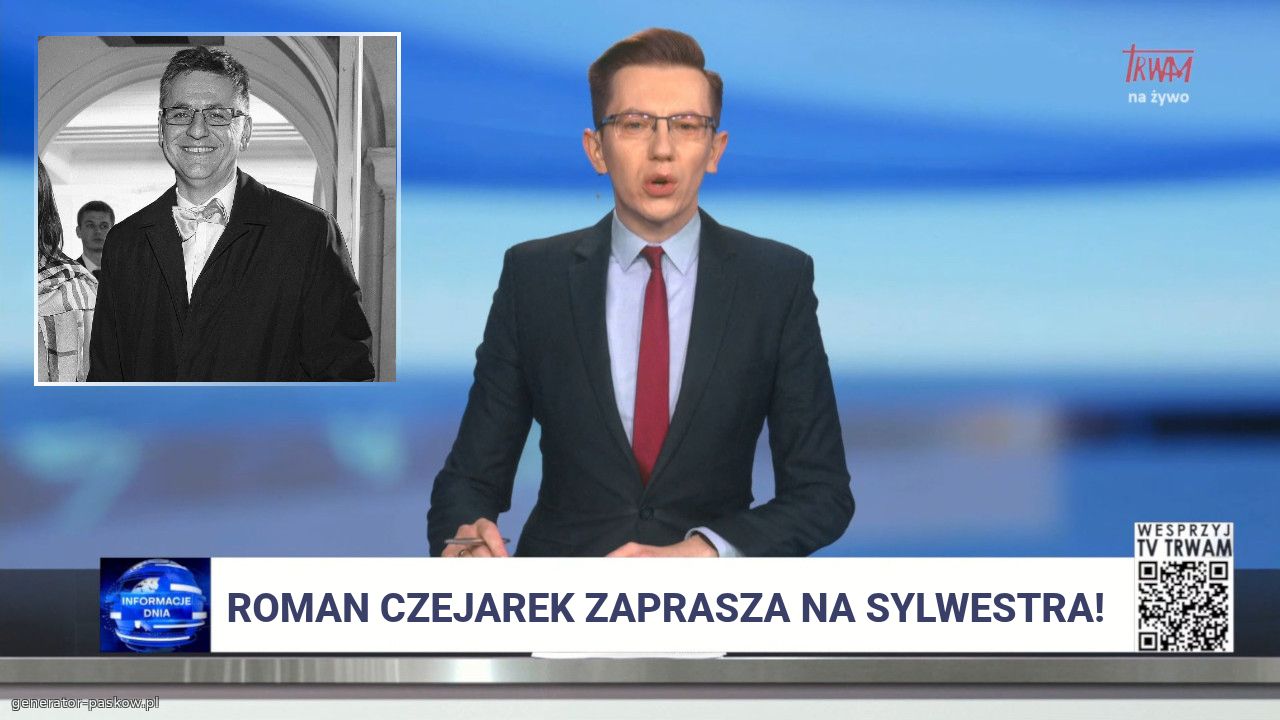 Roman czejarek zaprasza na sylwestra!