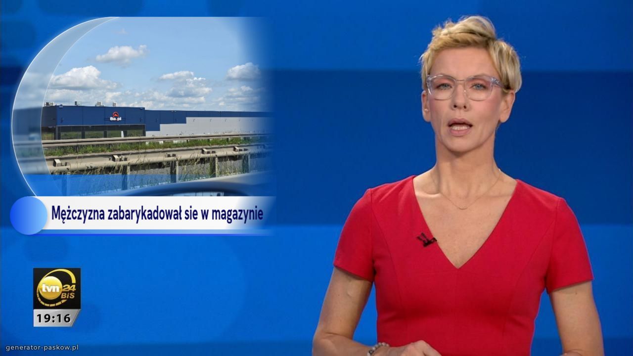 Mężczyzna zabarykadował sie w magazynie