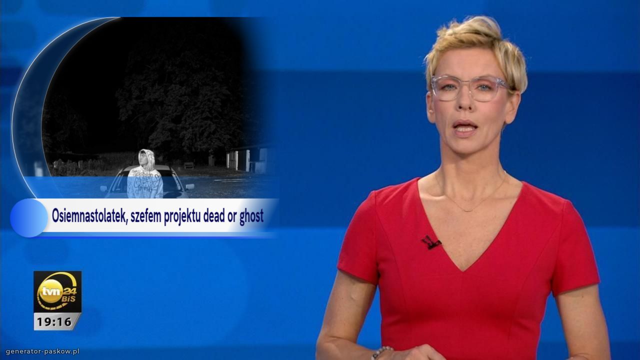 Osiemnastolatek, szefem projektu dead or ghost 