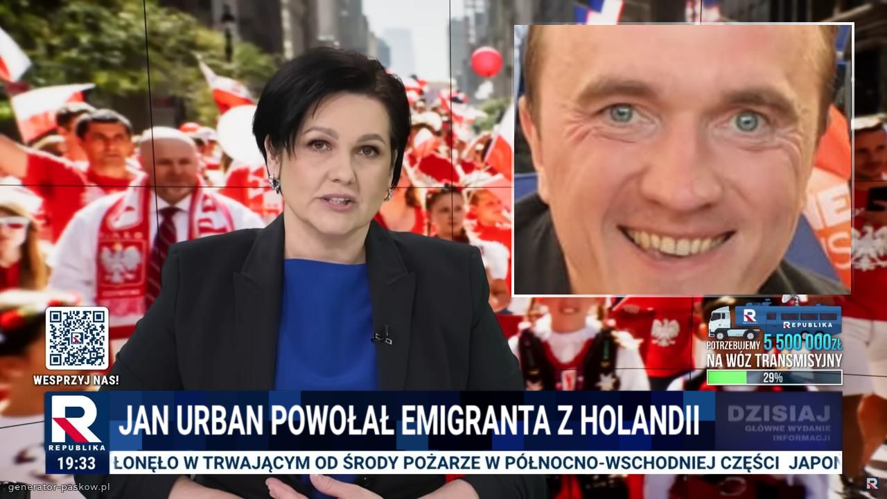Jan Urban powołał emigranta z Holandii 