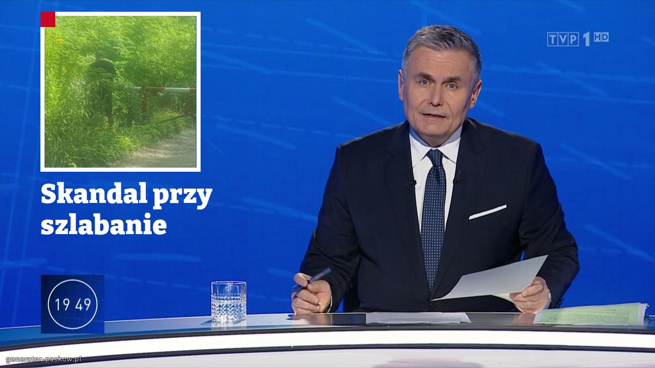 Skandal przy szlabanie