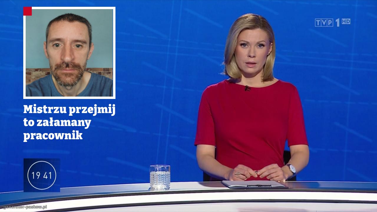 Mistrzu przejmij to załamany pracownik

