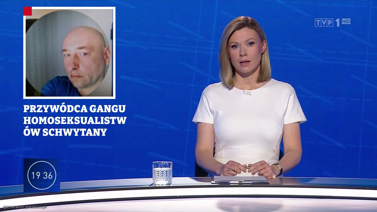 PRZYWÓDCA GANGU HOMOSEKSUALISTWÓW SCHWYTANY