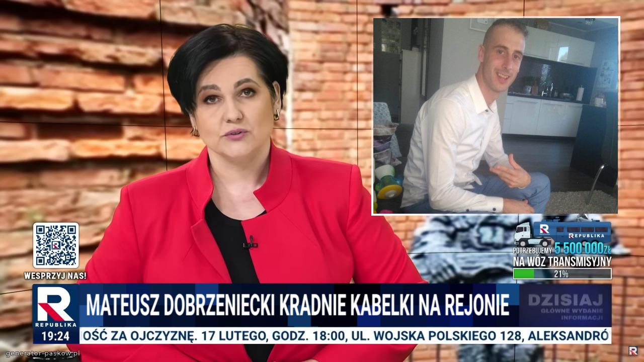 MATEUSZ DOBRZENIECKI KRADNIE KABELKI NA REJONIE 