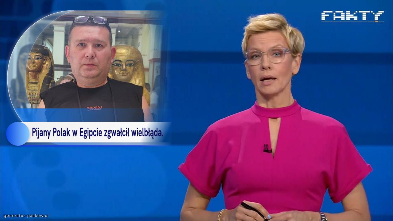Pijany Polak w Egipcie zgwałcił wielbłąda.