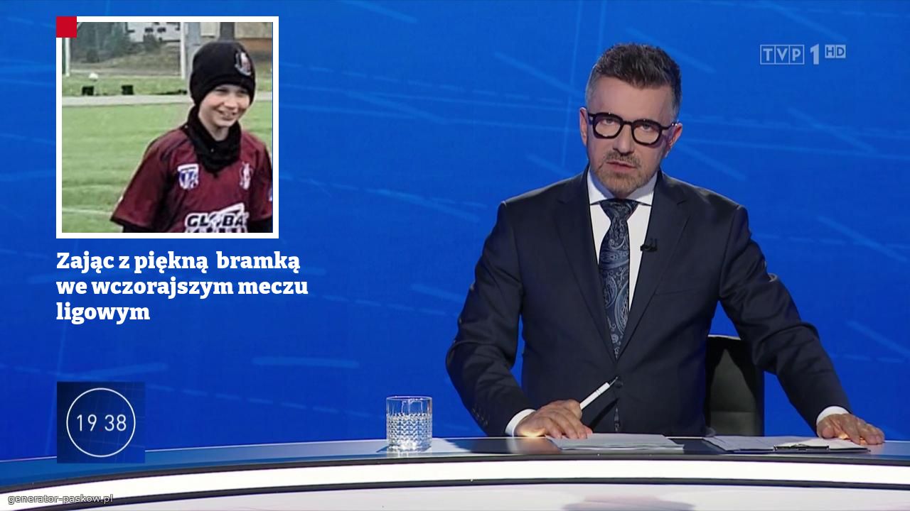 Zając z piękną  bramką we wczorajszym meczu ligowym