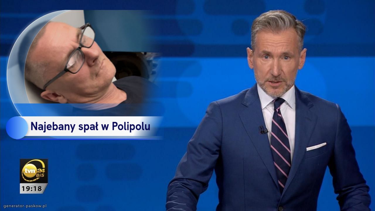 Najebany spał w Polipolu