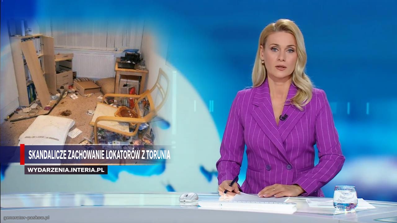 SKANDALICZE ZACHOWANIE LOKATORÓW Z TORUNIA