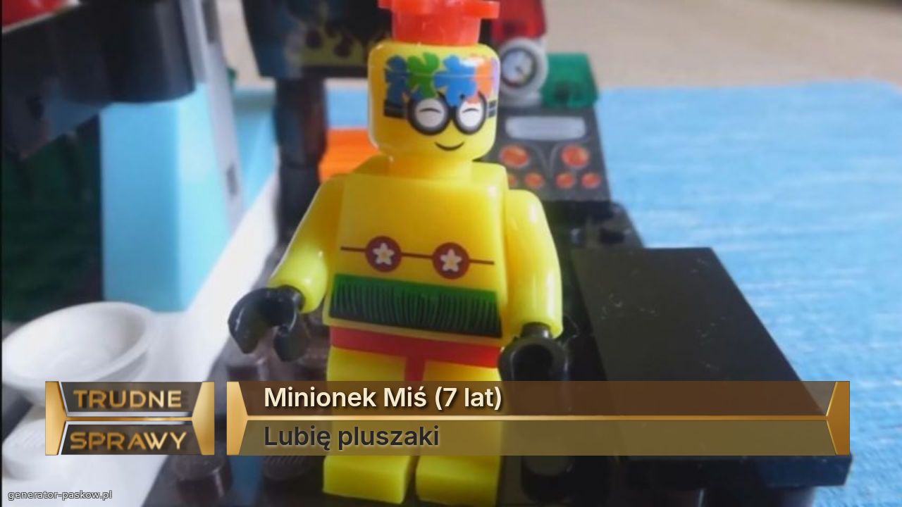 Minionek Miś (7 lat)
Lubię pluszaki