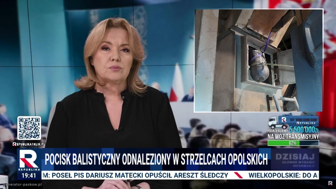 POCISK BALISTYCZNY ODNALEZIONY W STRZELCACH OPOLSKICH