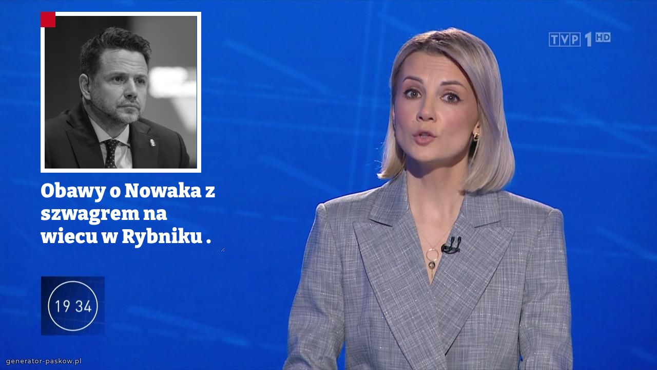 Obawy o Nowaka z szwagrem na wiecu w Rybniku .